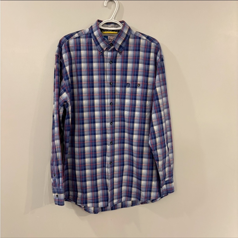 Wrangler George Strait button up long sleeve 100% Cotton